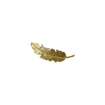 Ac par Moonbasa Nails, 215, Frunza ornamentata, Auriu Ac par Moonbasa Nails, 215, Frunza ornamentata, Auriu