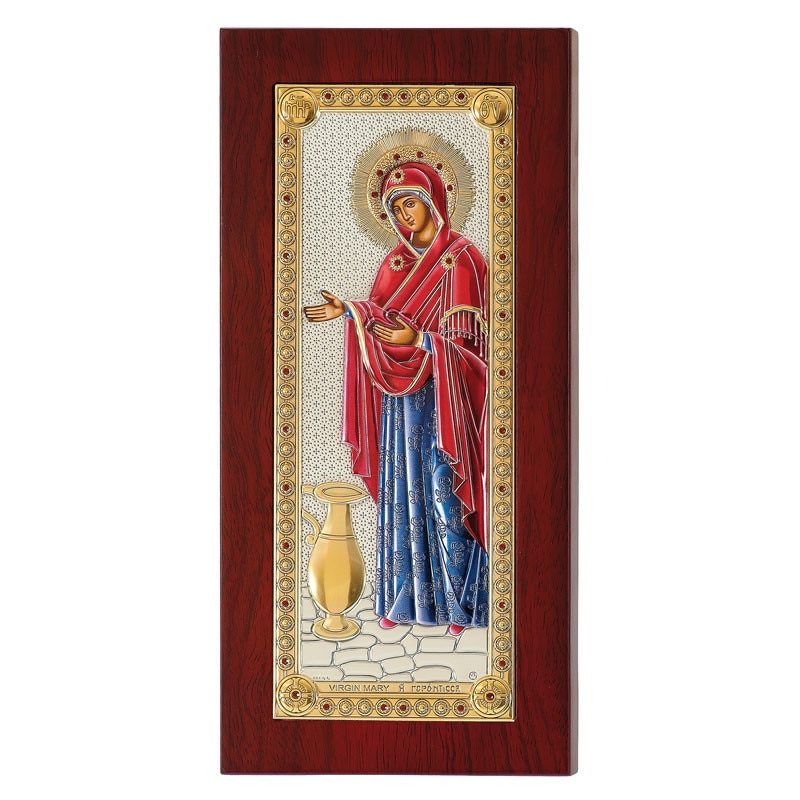 Icoana Sporul Casei Argintata Color 29.5x14cm ClassGifts