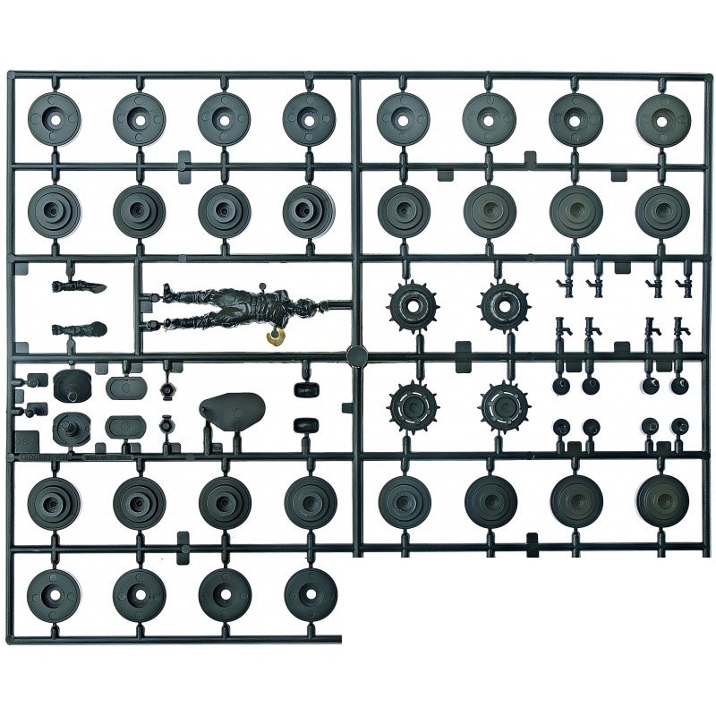 TAM32575 1:48 Tamiya German Tiger I Late Production - Sprue