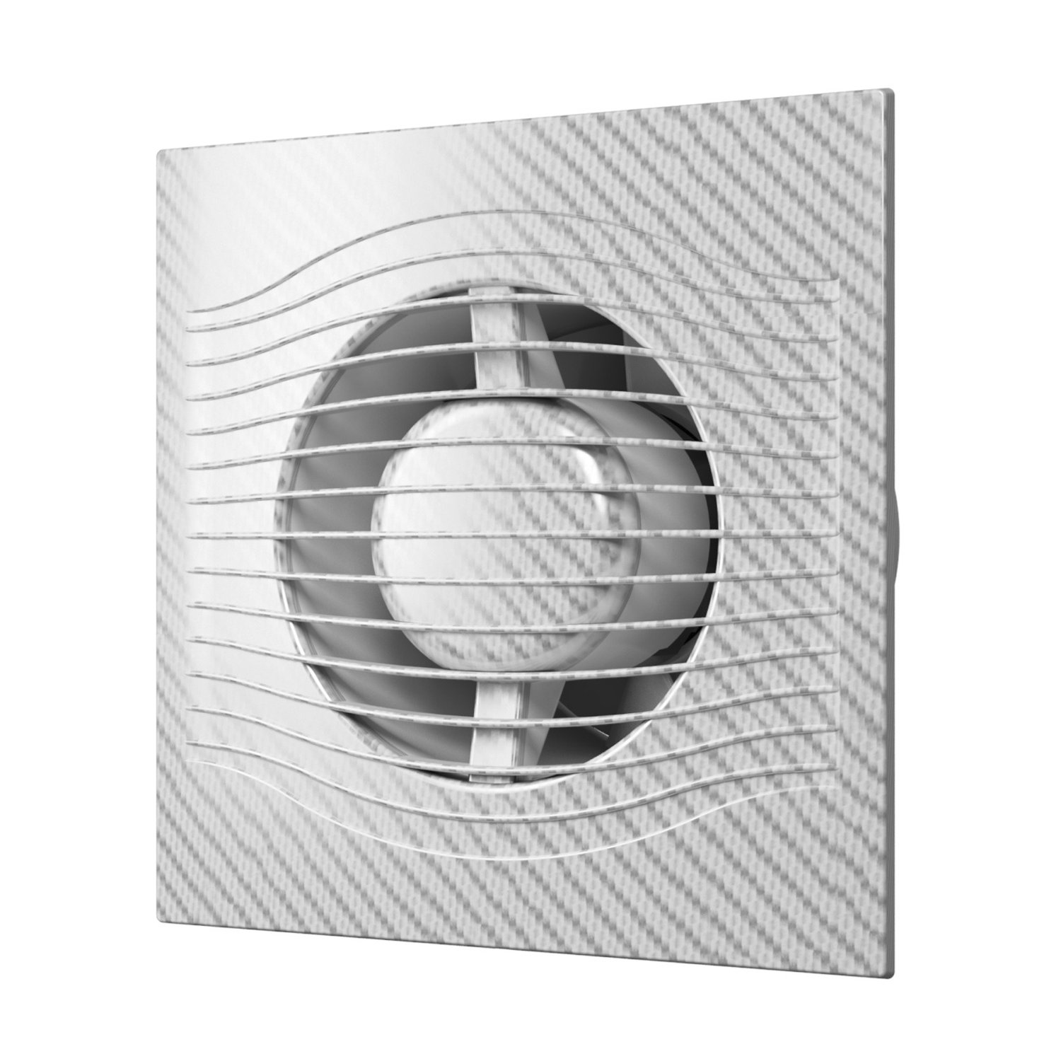 Битов вентилатор Era SLIM 4C, Цвят бял карбон, 100мм, 8W, 90куб.м/час ...