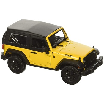 Macheta auto Jeep Wrangler Willys (2014) 1:18 Maisto Macheta auto Jeep Wrangler Willys (2014) 1:18 Maisto