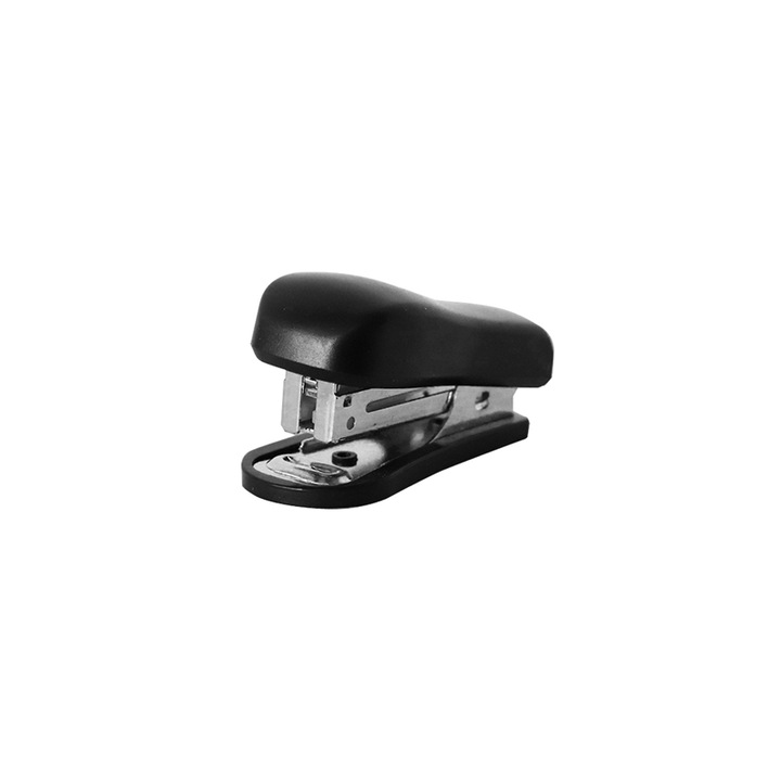 Mini Top Office tűzőgép S12, 10/4, 12 laphoz, fekete