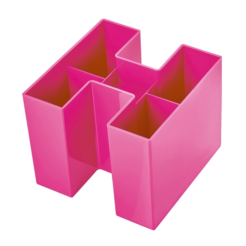 Organizator de birou HAN, Bravo Trend, Cu 5 compartimente, Roz
