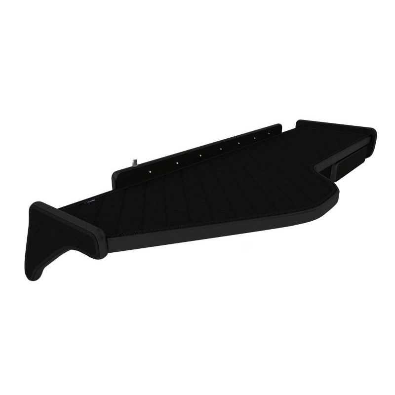 Masa bord, F-CORE, cu led si sertar, model lung, pentru VOLVO FH, FH 16, FH 16 II, FH II, FM, 2009+, Negru