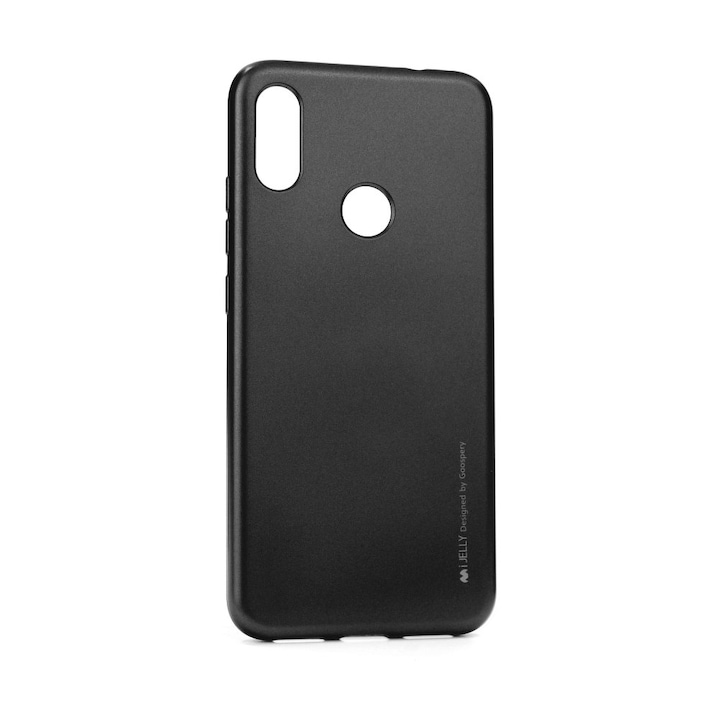 Предпазен гръб Mercury i-Jelly за Xiaomi Redmi Note 7, Черен