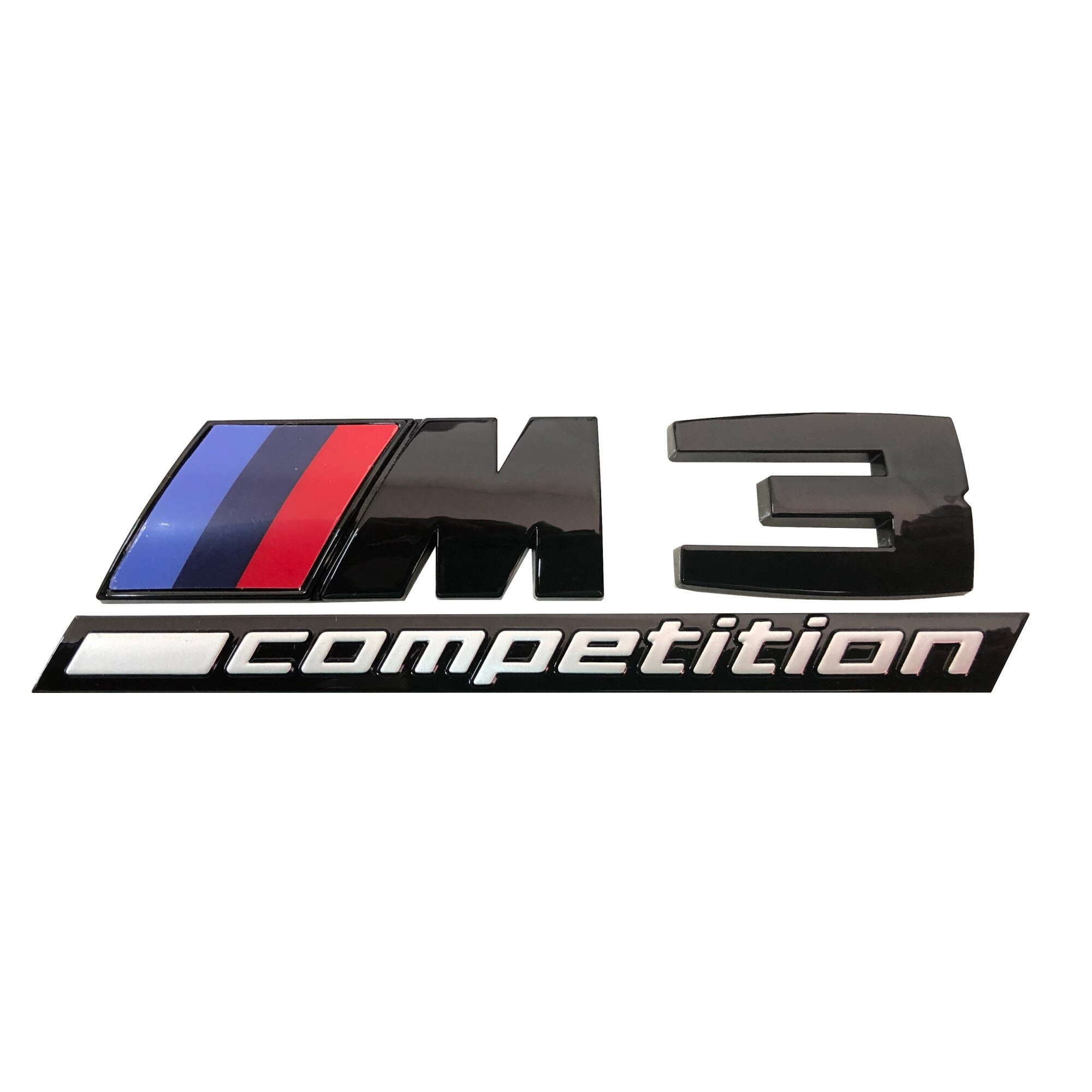 Emblema Portbagaj Glossy M3 Competition compatibila BMW Seria 3