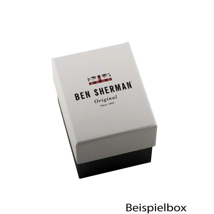 Ceas barbatesc Ben Sherman WBS113BB, Quartz, 41mm, 3ATM, Negru