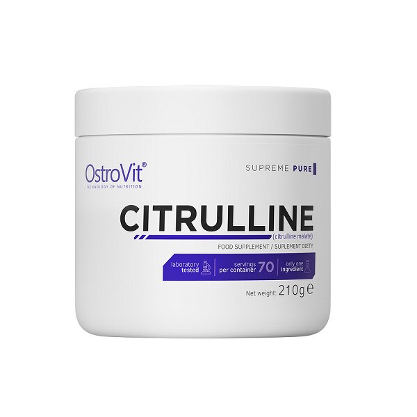 Malat de Citrulina, Supreme Pure Citrulline, OstroVit - 210 gr (70 doze)