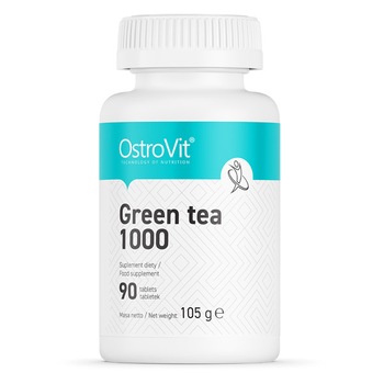 Extract de ceai verde (1000 mg din care Polifenoli - 400 mg), OstroVit Green Tea 1000 - 90 comprimate (90 doze) Extract de ceai verde (1000 mg din care Polifenoli - 400 mg), OstroVit Green Tea 1000 - 90 comprimate (90 doze)