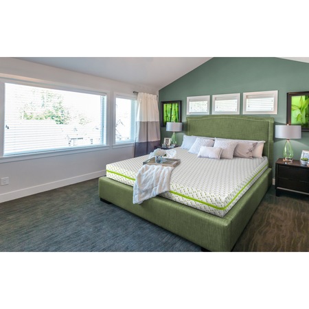 Saltea ortopedica, Green Future, Tri Flexa Free Air, 180x200x19 cm, spuma poliuretanica cu memorie, ventilatie, reversibila, fermitate medie