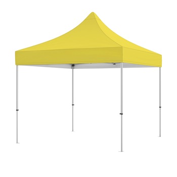Cort pavilion pliabil, Vision, 3x3 m, impermeabil, galben Cort pavilion pliabil, Vision, 3x3 m, impermeabil, galben