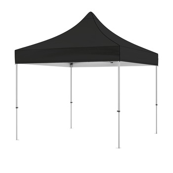 Cort pavilion pliabil, Vision, 3x3 m, impermeabil, negru Cort pavilion pliabil, Vision, 3x3 m, impermeabil, negru