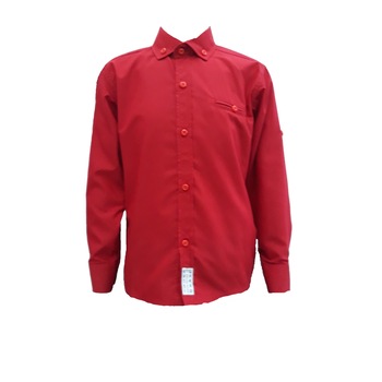 Camasa baieti, din bumbac, multicolor, Rosu Camasa baieti, din bumbac, multicolor, Rosu