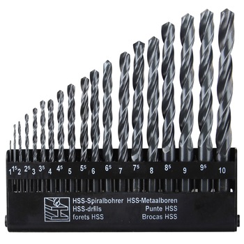 Burghie Metal HSS EvoTools, set 19 bucati 1-10 mm Burghie Metal HSS EvoTools, set 19 bucati 1-10 mm