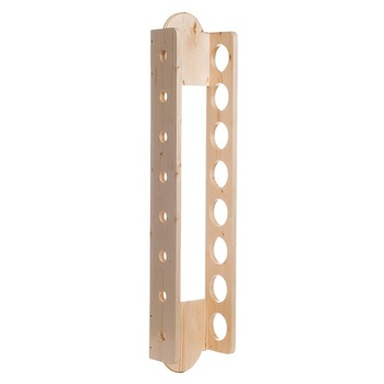 Raft din lemn natur Wine pentru 8 sticle vin Raft din lemn natur Wine pentru 8 sticle vin