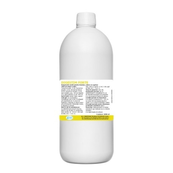 Suspensie orala pentru ovine, caprine, bovine, Digestim Forte, Pasteur, 1 L