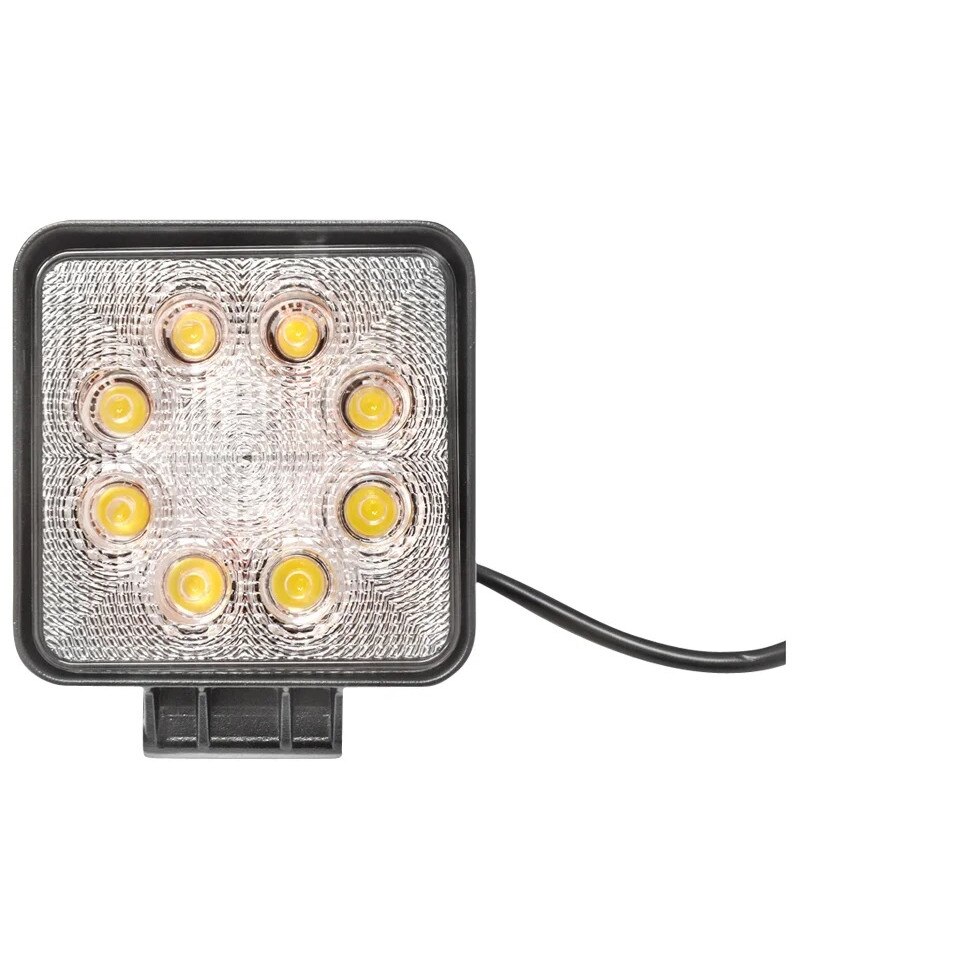 Lampa 8 LED-uri 10-60V 24W unghi de radiere 60 patrat