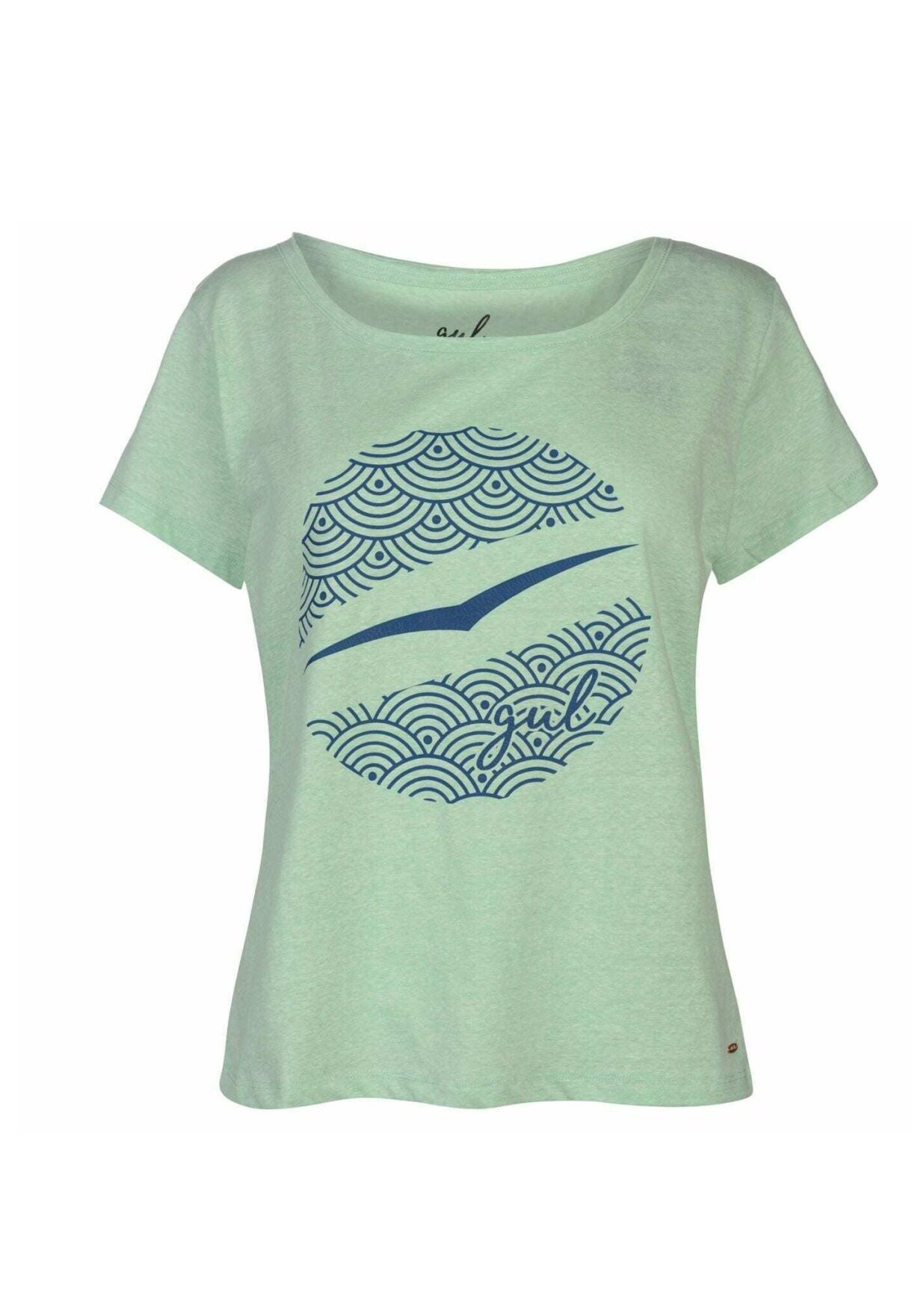 Tricou de bumbac, Gul, Verde menta, XS EU