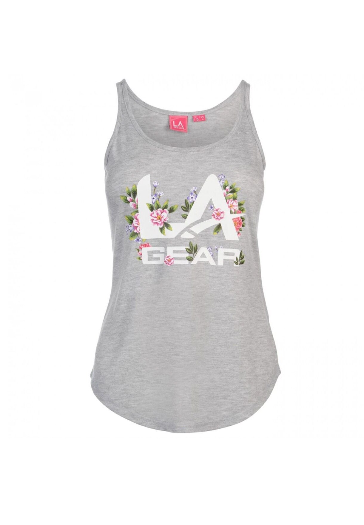 Maiou cu bretele subtiri, LA Gear, Gri deschis