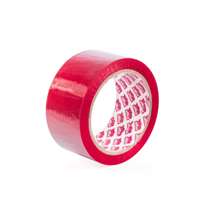 Banda adeziva, Top Office, 48 mm x 66 m, Rosu