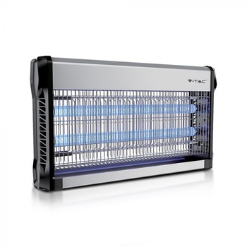 Lampa electrica UV, Aparat anti tantari, anti muste, anti insecte, 2X15W, 100 m2 Lampa electrica UV, Aparat anti tantari, anti muste, anti insecte, 2X15W, 100 m2