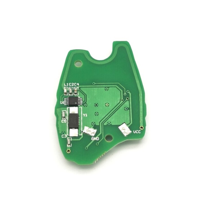 Пълен автомобилен ключ Techstar® Renault Clio, Megane Kango, Dacia, Duster, Logan, Sandero 434Mhz, PCF7946, NE72, 2 бутона