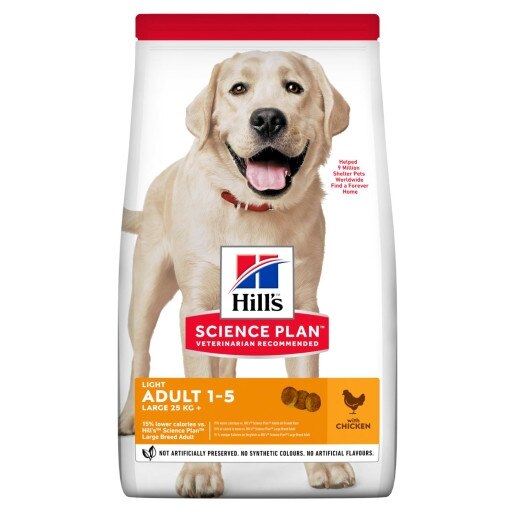Hill's Science Plan Canine Adult Light Large Breed Chicken 14 kg