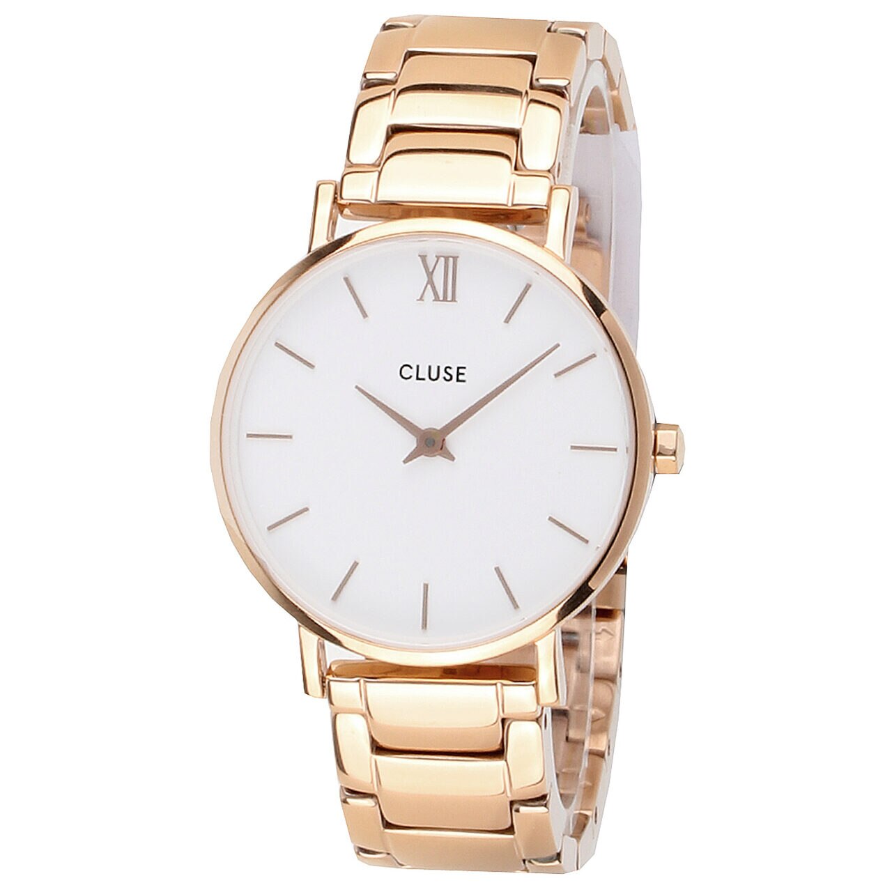 Ceas de dama Cluse CW0101203027, Quartz, 33mm, 3ATM, Auriu