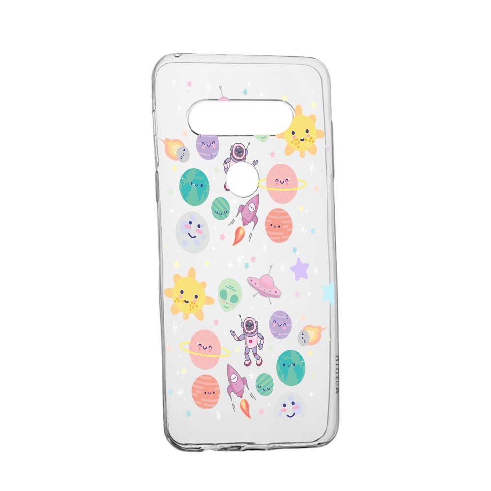 Husa Universe, Planeta UFO, pentru LG K61, rezistenta la uzura, anti-alunecare, din silicon Premium, 473