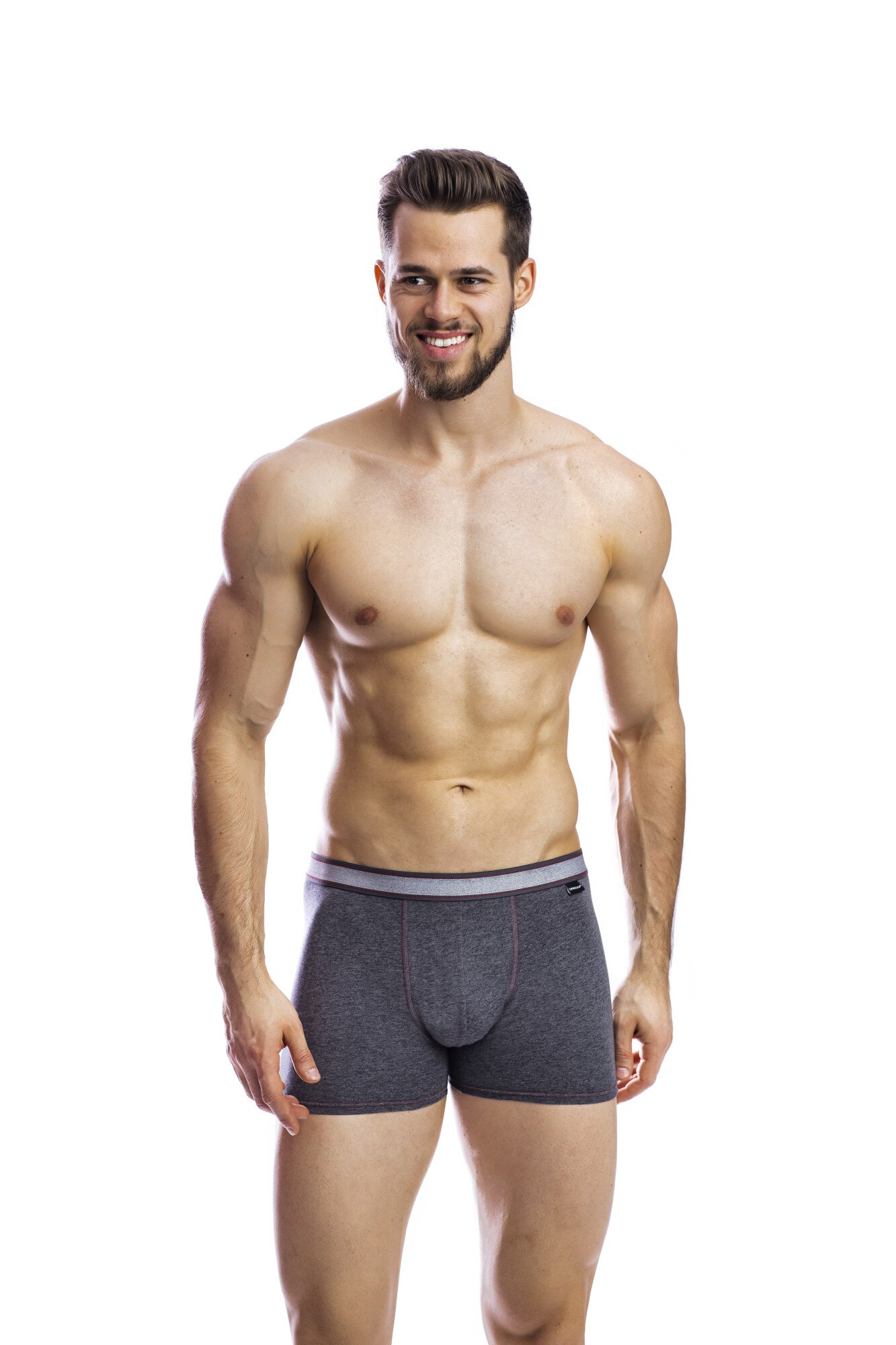 Boxeri antracit, BB99, pentru barbati, Uniconf, Gri antracit