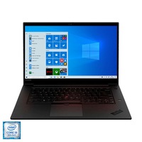 Laptop Lenovo ThinkPad P1 (2nd Gen) cu procesor Intel Core i9-9880H pana la 4.80 GHz, 15.6", UHD, 16GB, 1TB SSD, NVIDIA Quadro T2000 Max-Q 4GB, Windows 10 Pro, Black