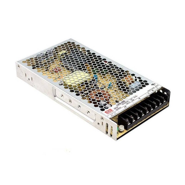 Sursa in comutatie Mean Well LRS-200-12, 12V/17A, incasetata