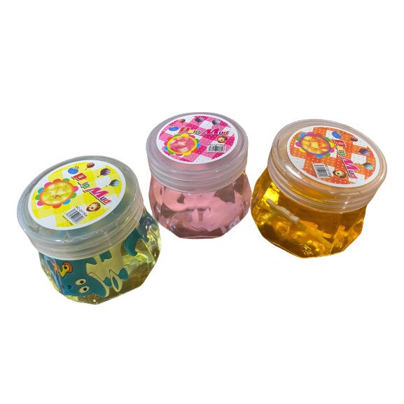Set de 3 Slime-uri Pulp Mud, in borcane