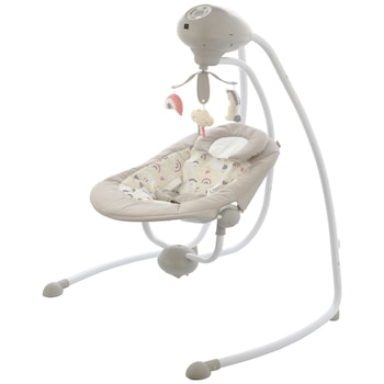 Leagan electric Wunderkid Side cu conectare la priza, Bej Leagan electric Wunderkid Side cu conectare la priza, Bej