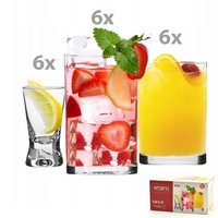 set 18 pahare apavinsucvodca sticla krosno 250 ml 150 ml 25 ml imagen 30_0_
0