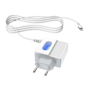 Set Incarcator Retea Hoco C75 2xUSB + Cablu Date Lightning, 1m, Alb Set Incarcator Retea Hoco C75 2xUSB + Cablu Date Lightning, 1m, Alb