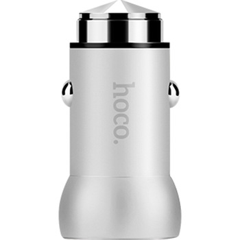 Incarcator auto Hoco Z4, 1xUSB, Argintiu Incarcator auto Hoco Z4, 1xUSB, Argintiu