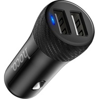 Incarcator auto Hoco Z21 2xUSB, Negru