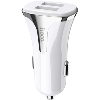 Incarcator auto Hoco Z31 Universe, dual USB, QC3.0, 3.4A, Alb Incarcator auto Hoco Z31 Universe, dual USB, QC3.0, 3.4A, Alb
