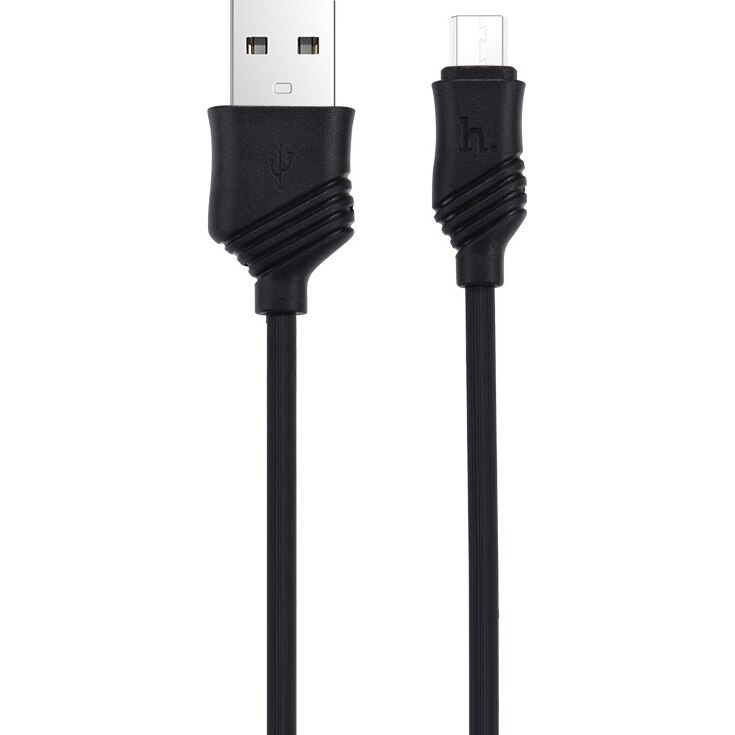 Cablu de date Hoco MicroUSB X6. 1m, Negru