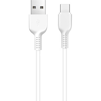 Cablu de date Hoco Type-C, silicon, X13 Easy, 1m, 2A, Alb Cablu de date Hoco Type-C, silicon, X13 Easy, 1m, 2A, Alb