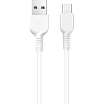 Cablu de date Hoco Type-C, silicon, X20 Flash, 1m, 2A, Alb Cablu de date Hoco Type-C, silicon, X20 Flash, 1m, 2A, Alb