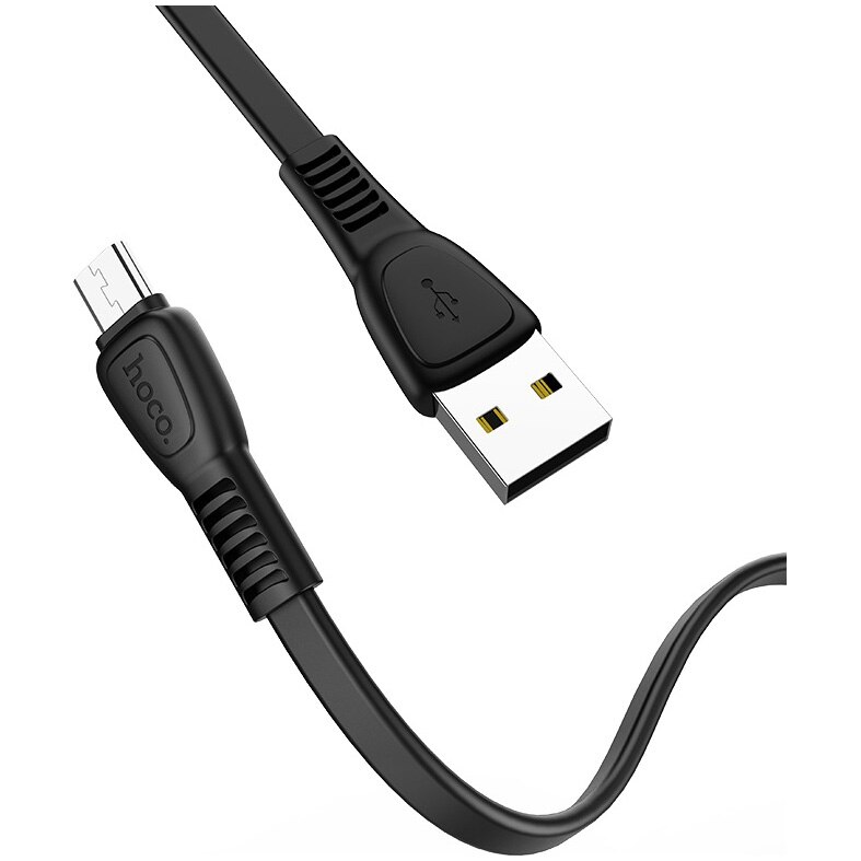 Cablu de date Hoco MicroUSB X40 Noah, 1m, Negru