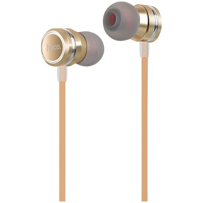 Casti audio Hoco M16 Jack 3.5mm, Auriu