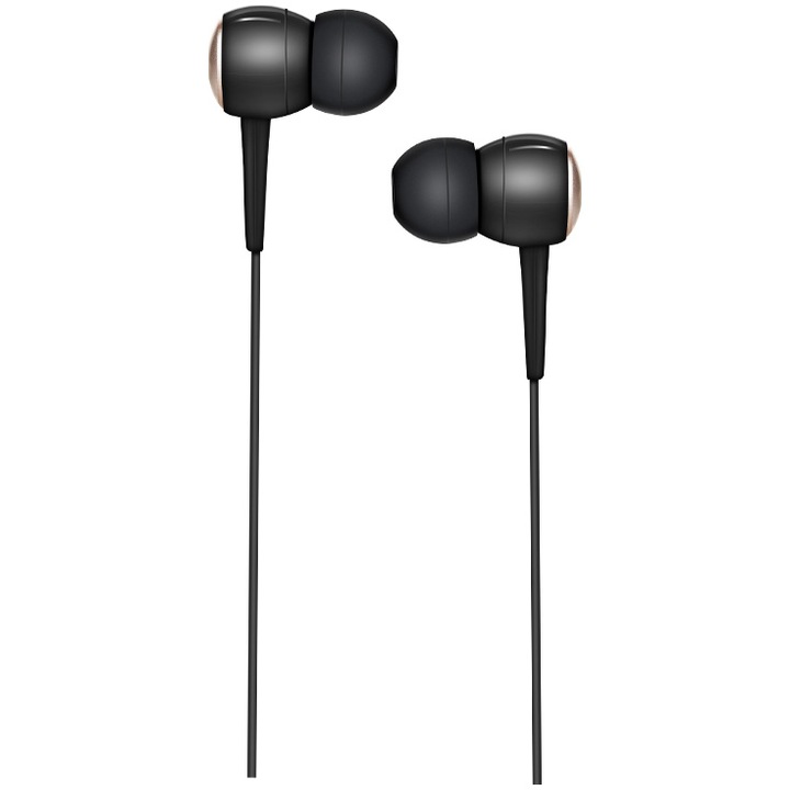Hoco M19 audio fülhallgató, 3,5 mm-es jack, fekete