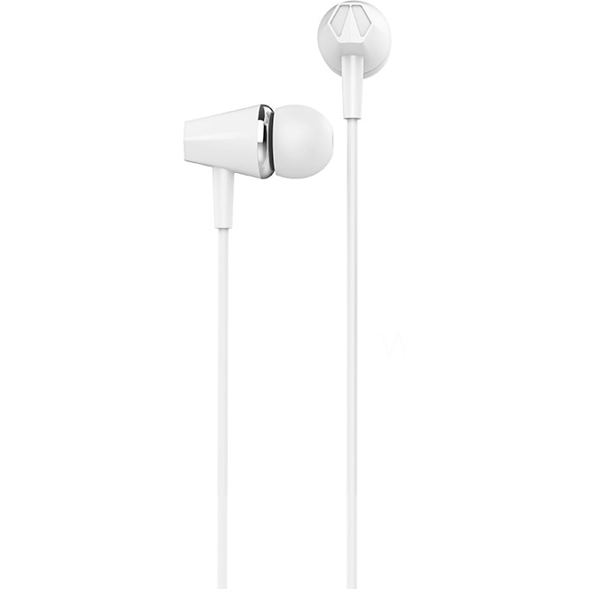Casti In-Ear HOCO Honor music M34, Cu microfon, 3.5 mm, Alb