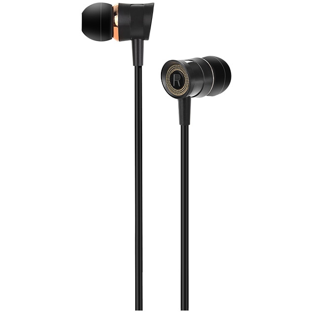 Casti audio in-ear Hoco M37, stereo, jack 3.5mm, microfon, 1.2m, Negru