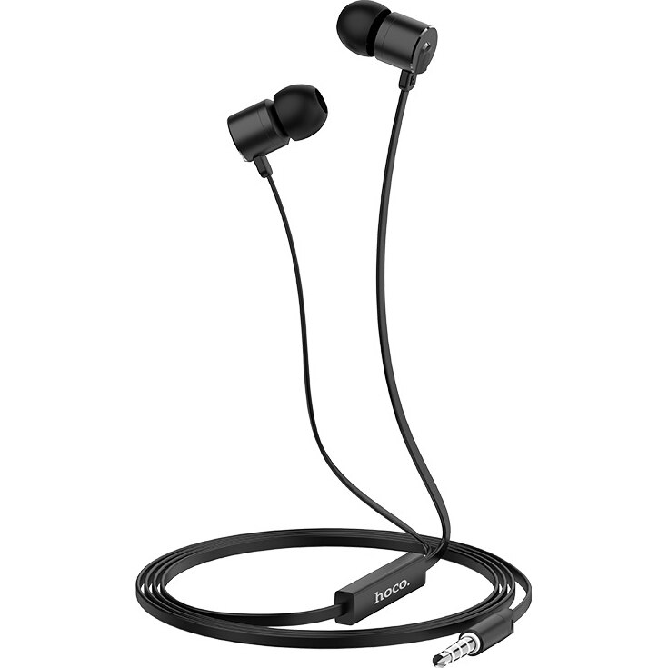 Casti audio Hoco M63 Ancient Jack 3.5mm, 1.2m Negru
