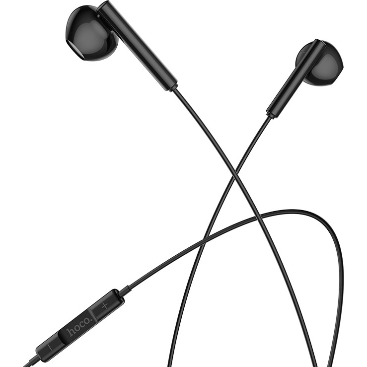 Casti In-Ear HOCO M64 Melodious, Cu microfon, 3.5 mm, Negru