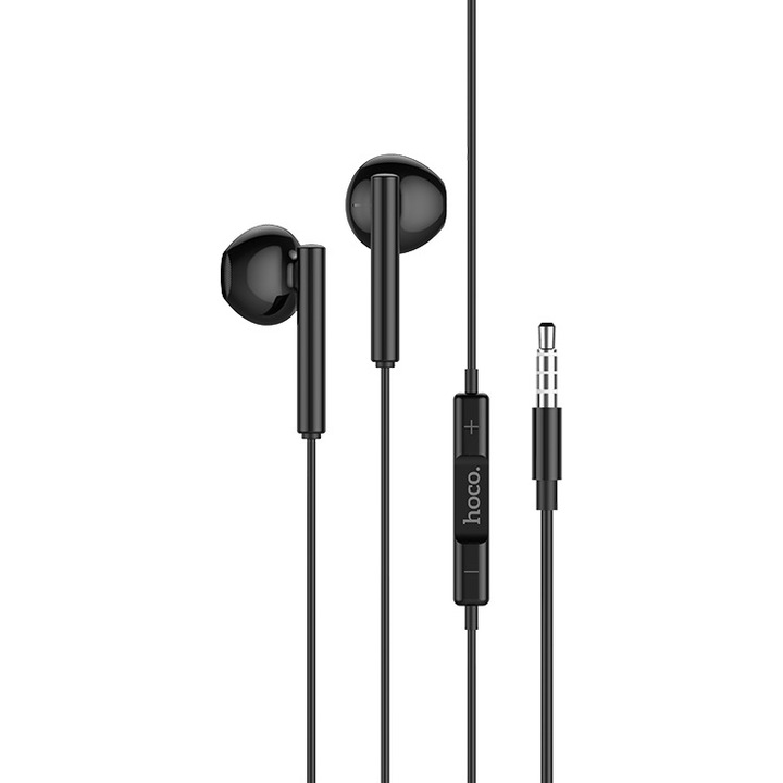 Аудио слушалки Hoco M64 Melodious Jack 3.5mm, 1.2m Черен